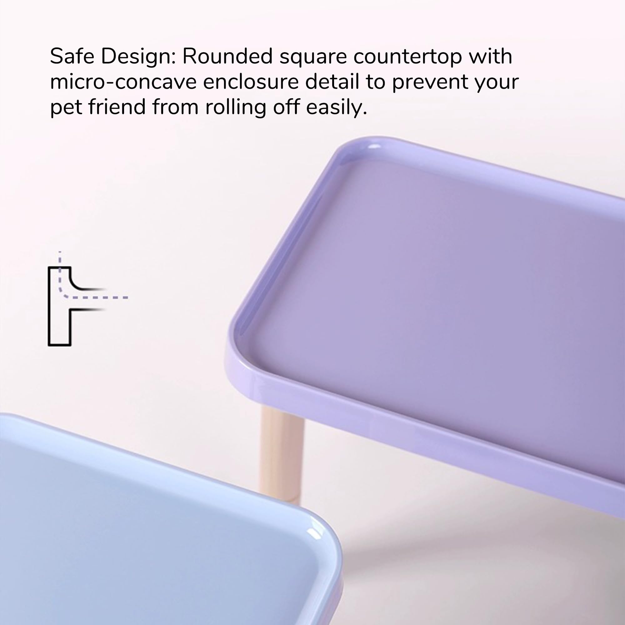 Tafit plataforma para hámster en colores vibrantes para decorar la jaula.