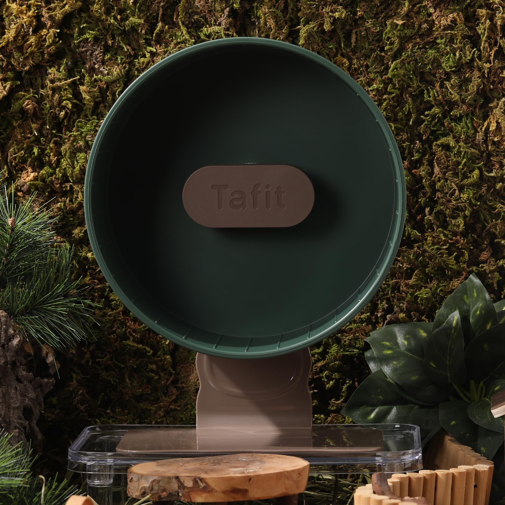 Tafit acabado ABS resistente, color verde avocado.