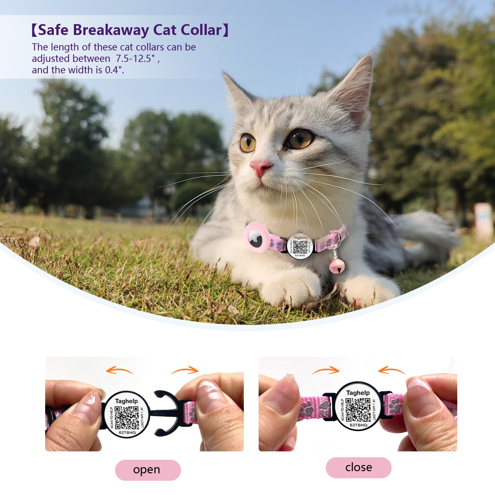 Taghelp collar localizacion Google Maps con código QR