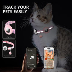 Taghelp collar gato código QR para localizar fácilmente