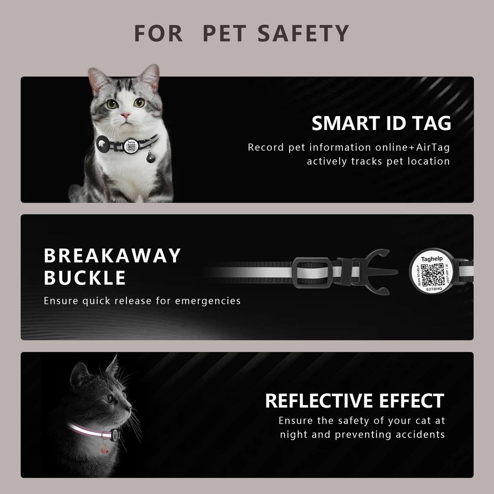 Taghelp collar reflector para mayor visibilidad nocturna