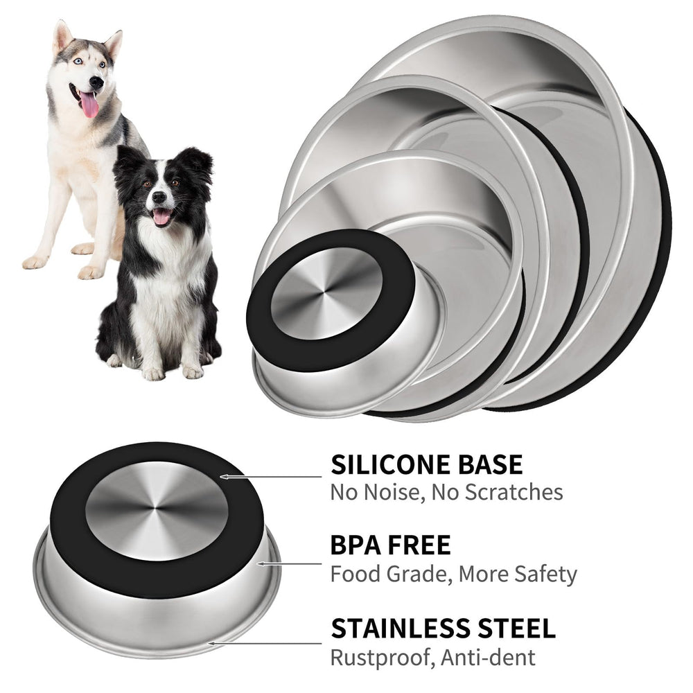 Tazones Taglory con capacidad de 59 oz para perros medianos, ideales para agua y comida.