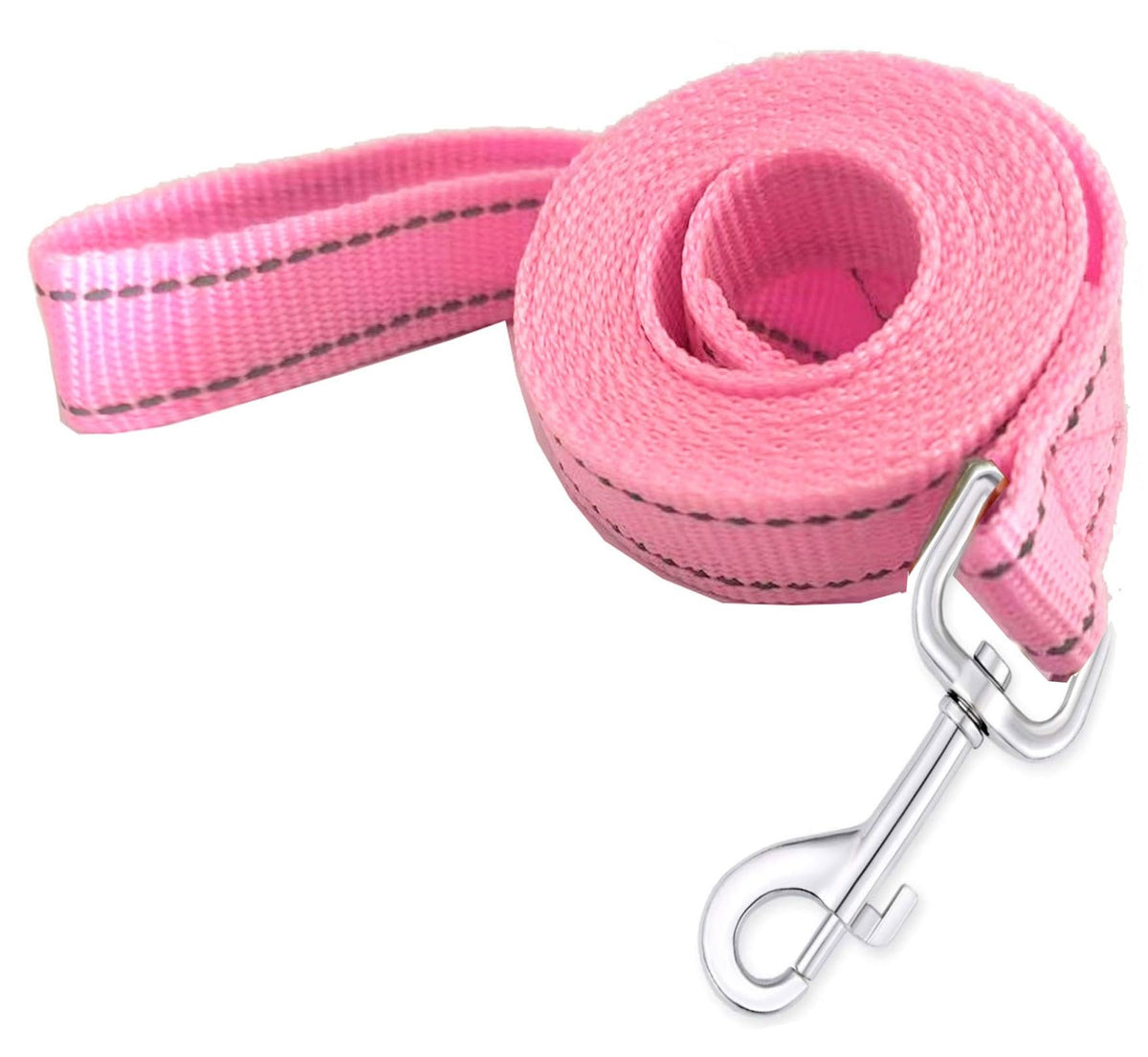 Correa TAIDA para perros con enfoque reflejante, 8 pies, ideal para paseos nocturnos seguros.