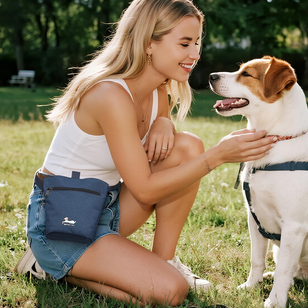 Taihoyin bolso de viaje para perros en azul marino, combinando estilo y funcionalidad.