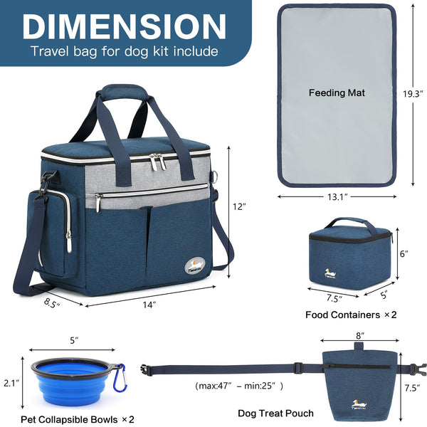Taihoyin bolso de viaje para perros, duradero para aventuras diarias.