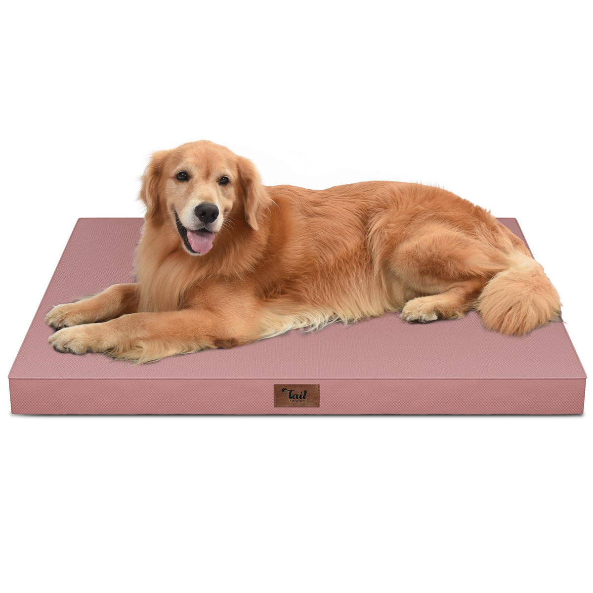 Tail Stories cama extragrande para exterior, soporte cómodo para perros grandes.