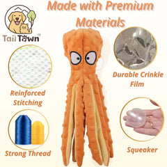 Juguete ligero de peluche Tail Town para lanzar y traer.