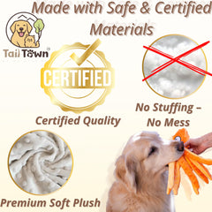 Juguete interactivo de Tail Town con sonido para perros.