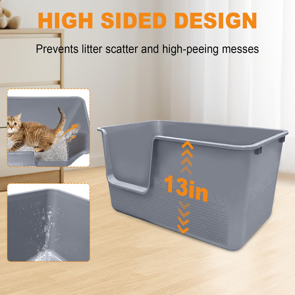 Tailryth caja con entrada baja facilita acceso a gatos pequeños