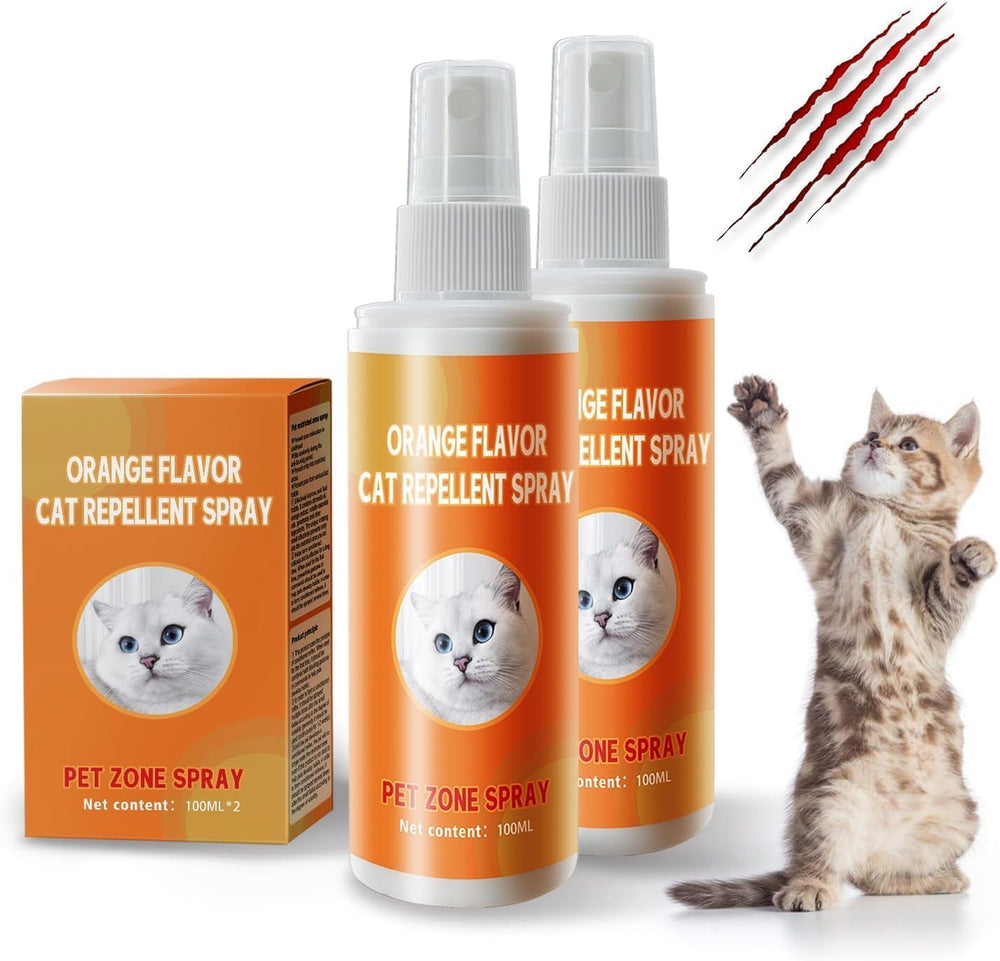 TailTrespass spray disuasor para gatos en botella de 7 onzas, protección de muebles.
