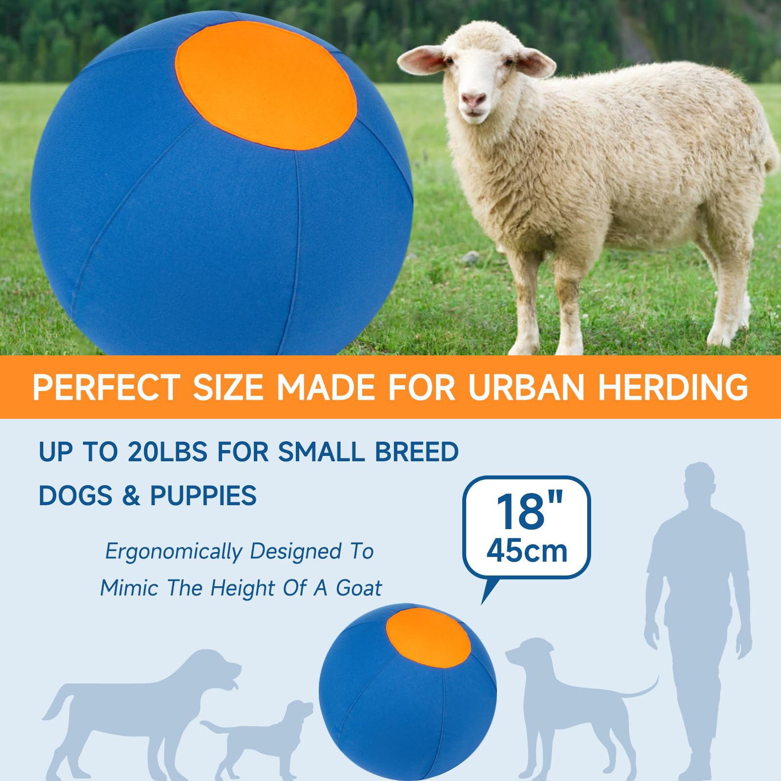 TailWaggers Jingle Herding Ball ofrece entretenimiento y ejercicio al aire libre