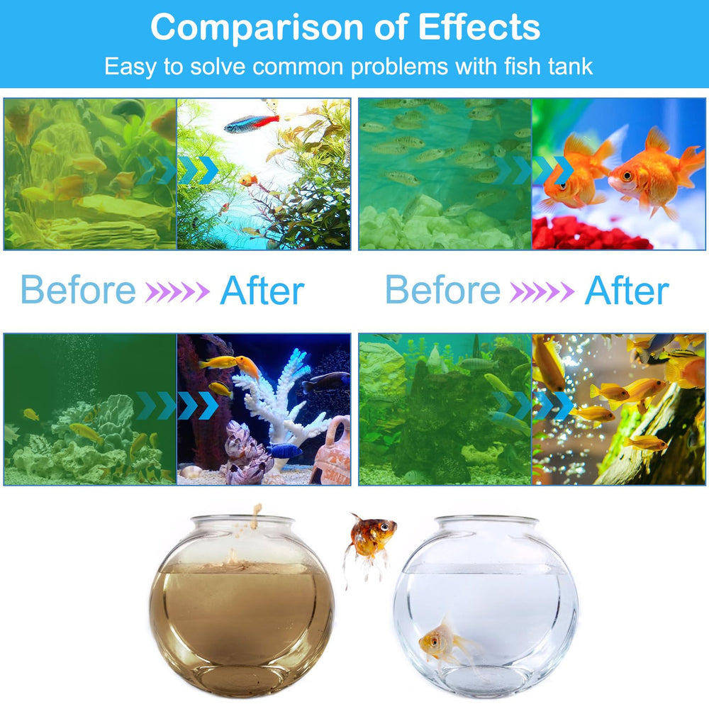 TAISHAN 3W mini acuario: iluminación verde para agua clara