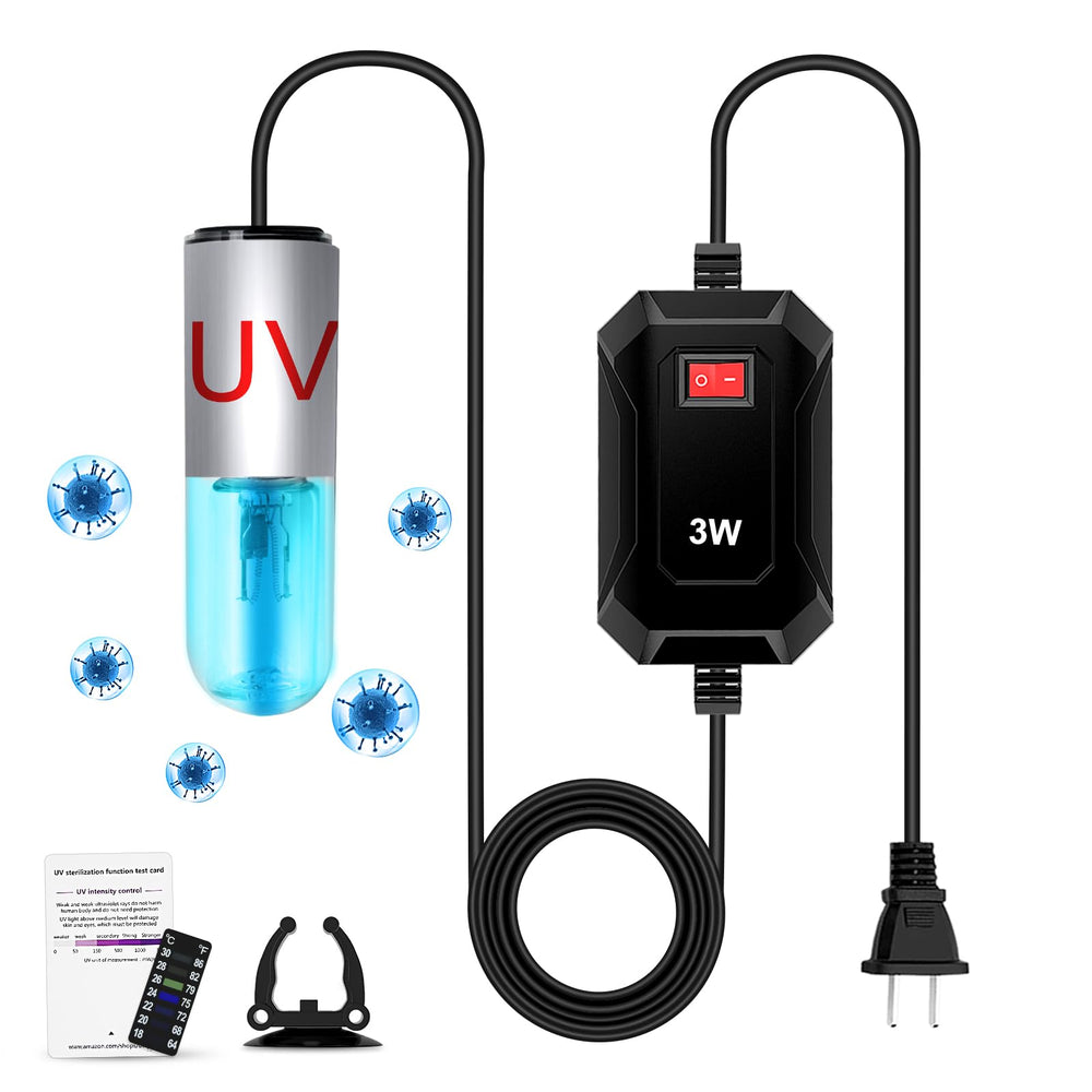 TAISHAN 3W mini acuario: luz para eliminar algas y mejorar la claridad del agua