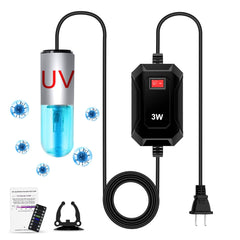 TAISHAN 3W mini acuario: luz para eliminar algas y mejorar la claridad del agua