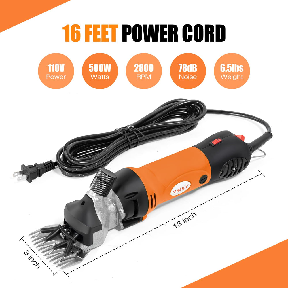 TAKEKIT cable de 16 pies para mayor libertad de movimiento.