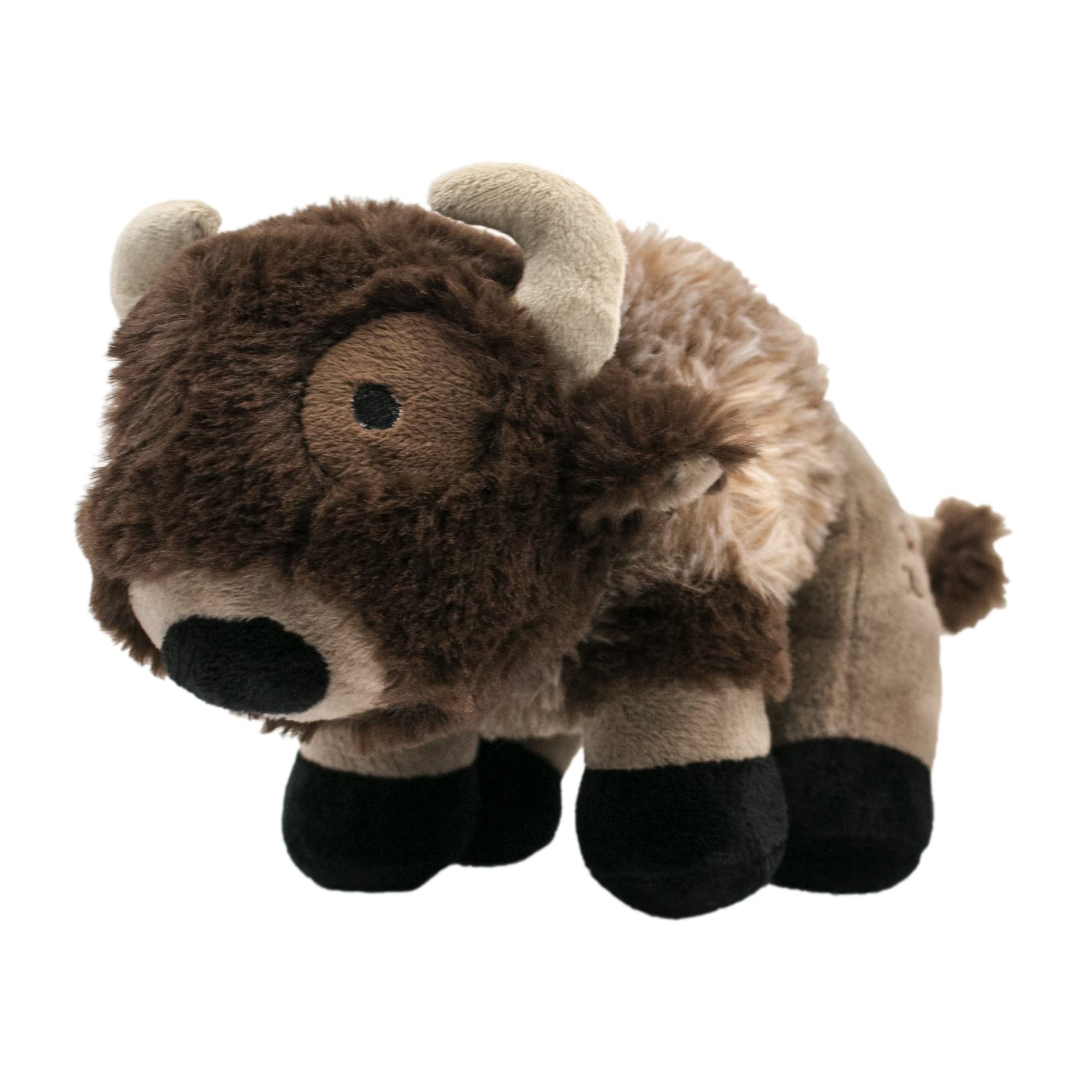 Tall Tails Buffalo con sonajero para perros, ideal para juego interactivo y abrazos suaves