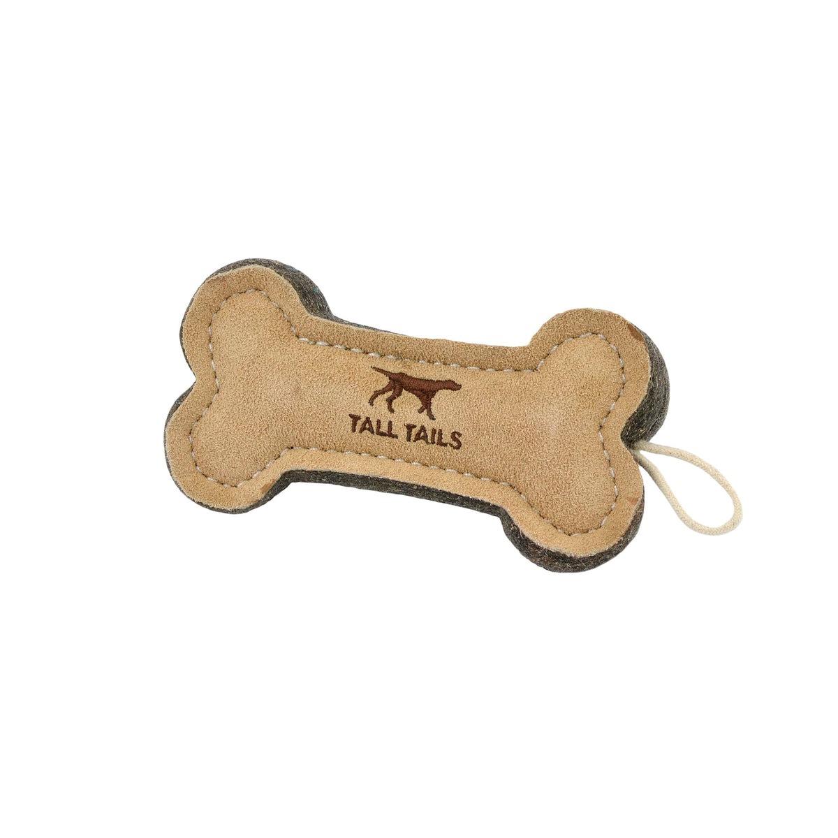 Tall Tails: juguete de cuero natural de 6 pulgadas para perros