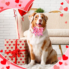 Talltalk Corbatín Perro Amor Valentín, perfecto para fiestas y sesiones de fotos.