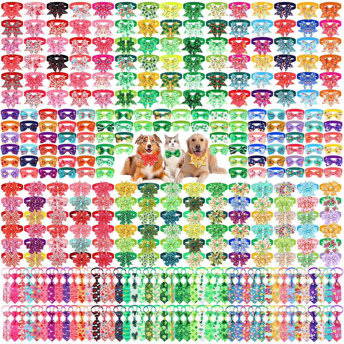 Talltalk Lazo Perro Corazón Valentín, ideal para sesiones de fotos festivas.
