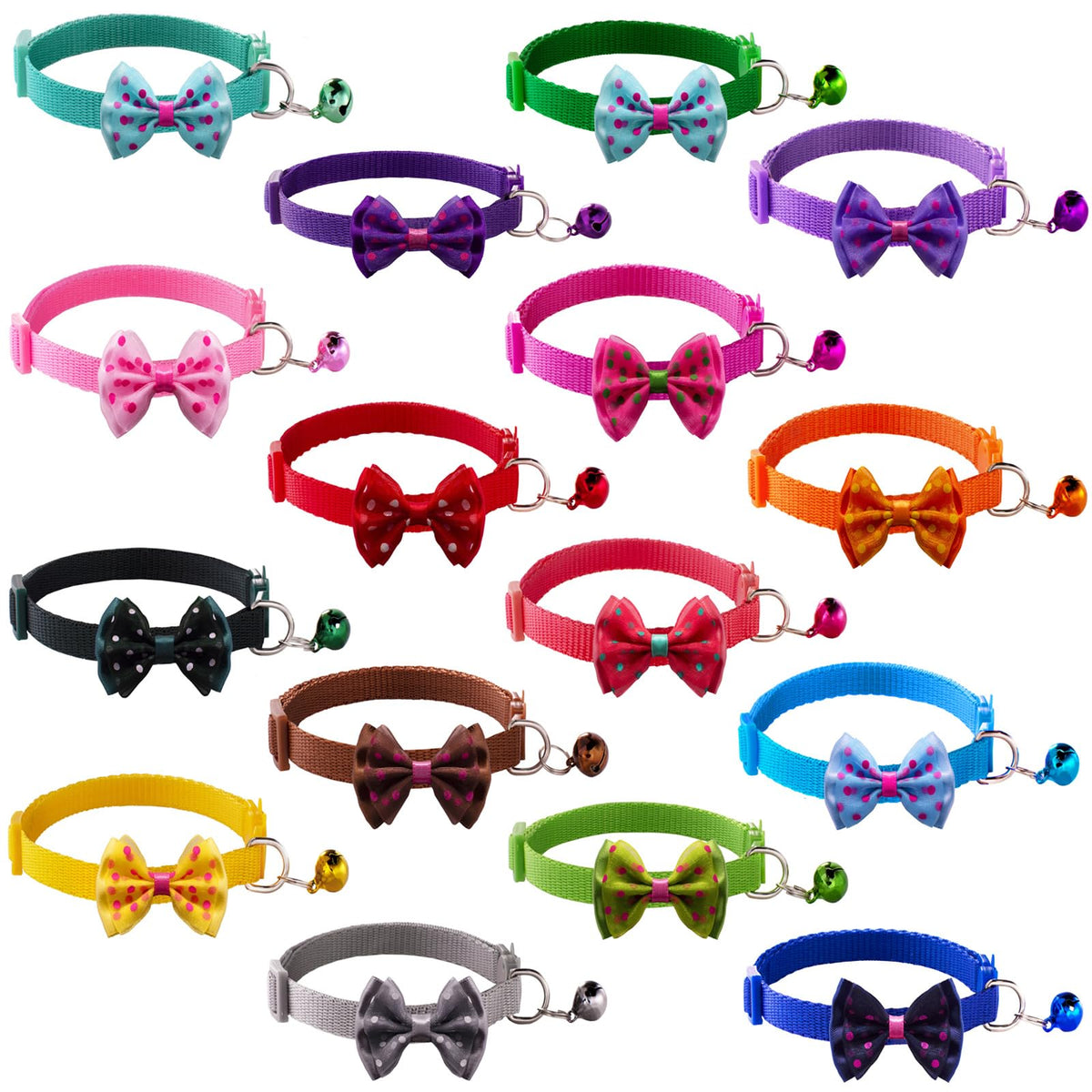 Collares TAMHOO para gatos con campanillas, ideal para identificar y acompañar la diversión diaria.