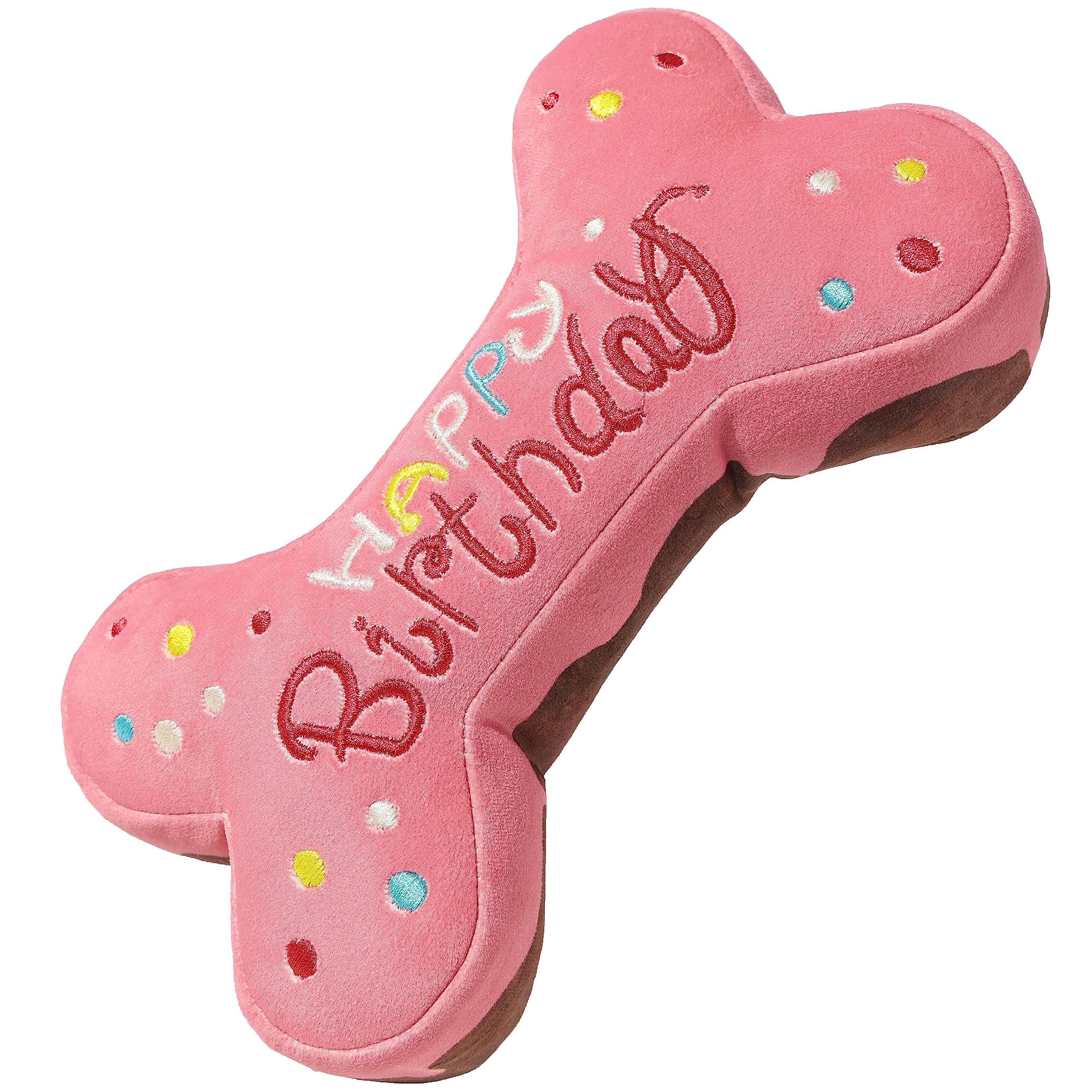 Juguete en forma de hueso pastel de Tamu style, ideal para fiestas de cumpleaños de tu perro.