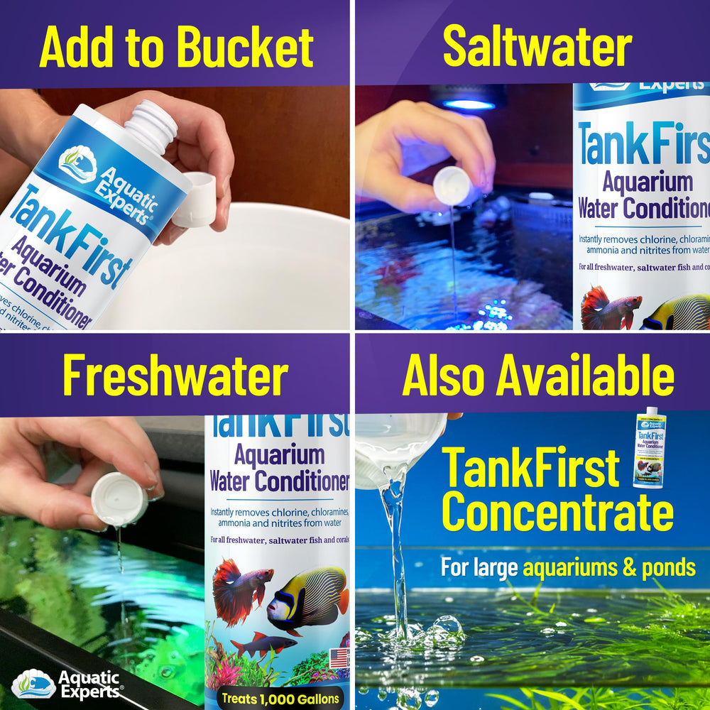 TankFirst uso agua dulce apto para acuarios de agua dulce.