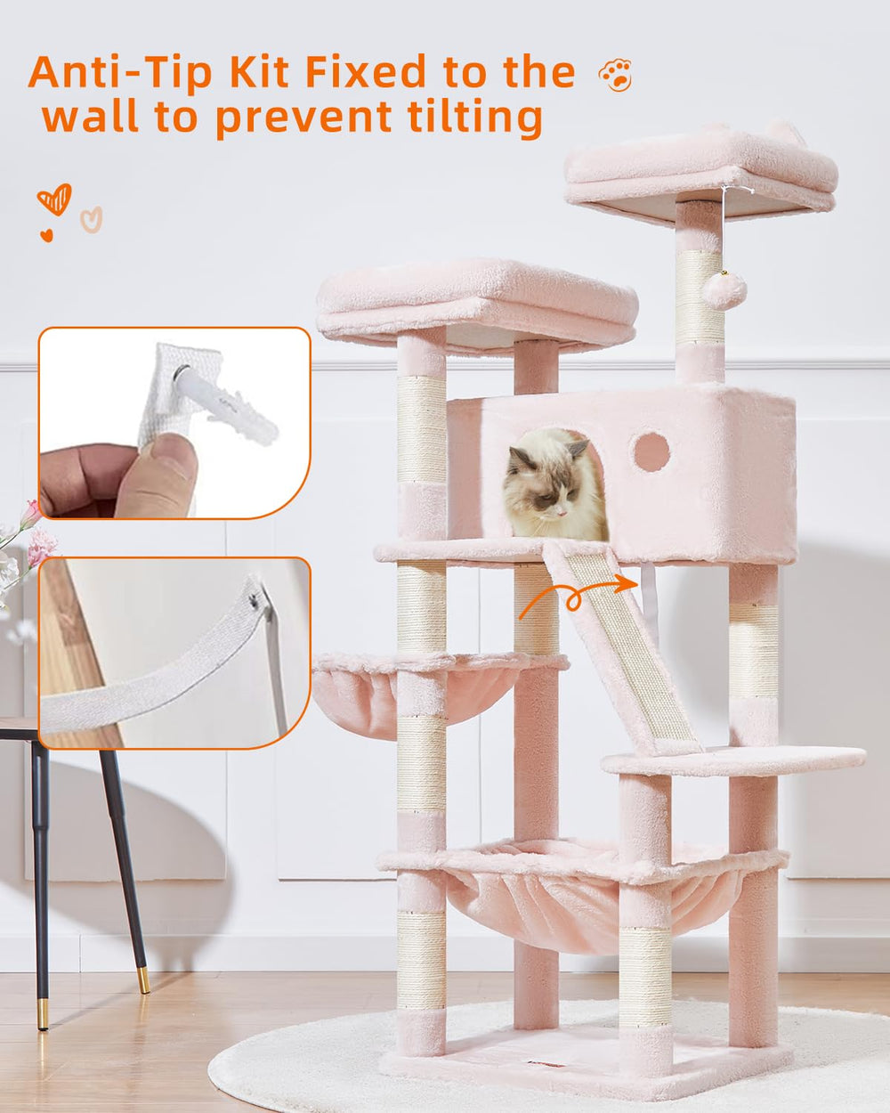 Taoqimiao arbol-gato con rampa de acceso para exploración segura.