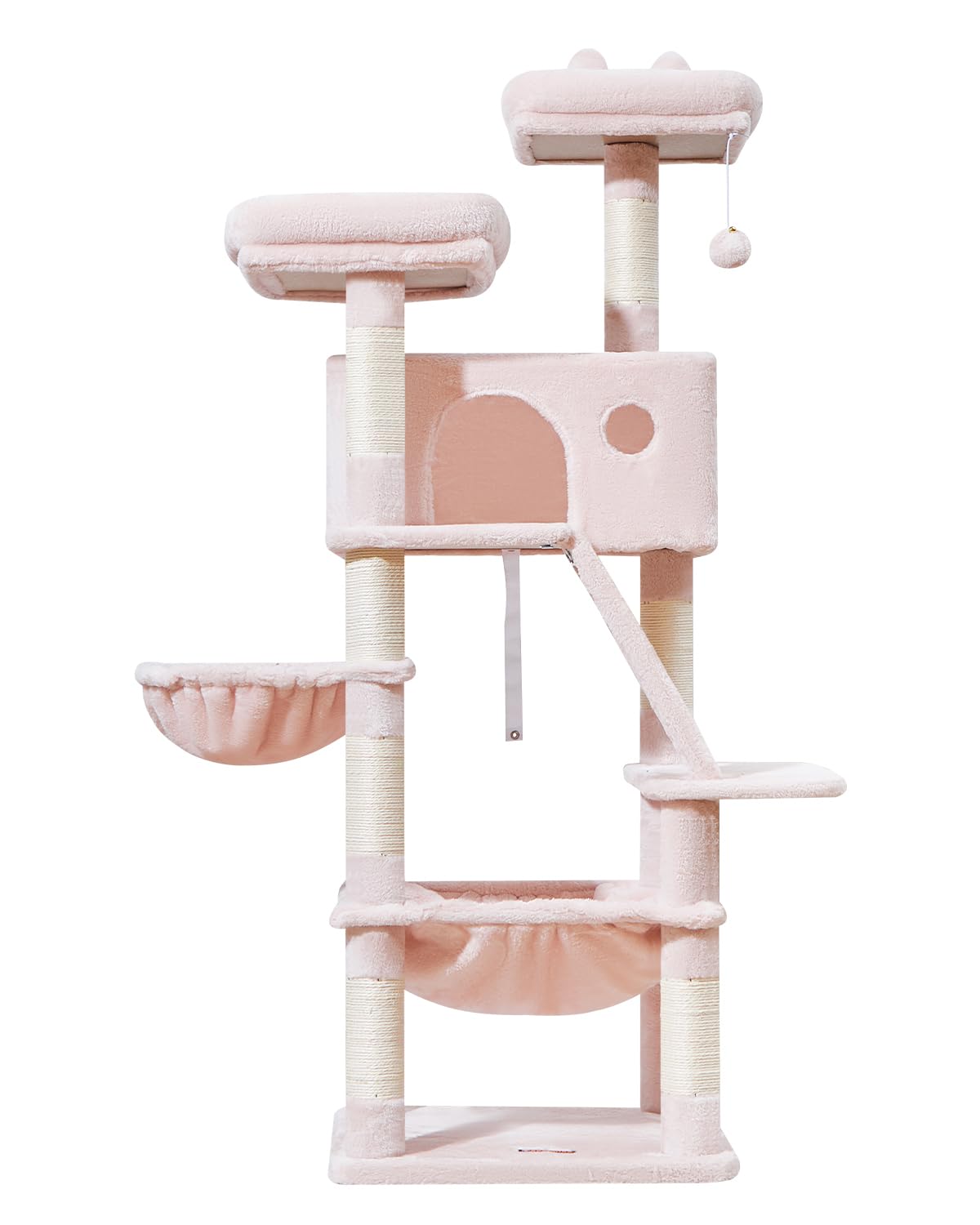 Taoqimiao arbol-gato con escalera y zona de juego.