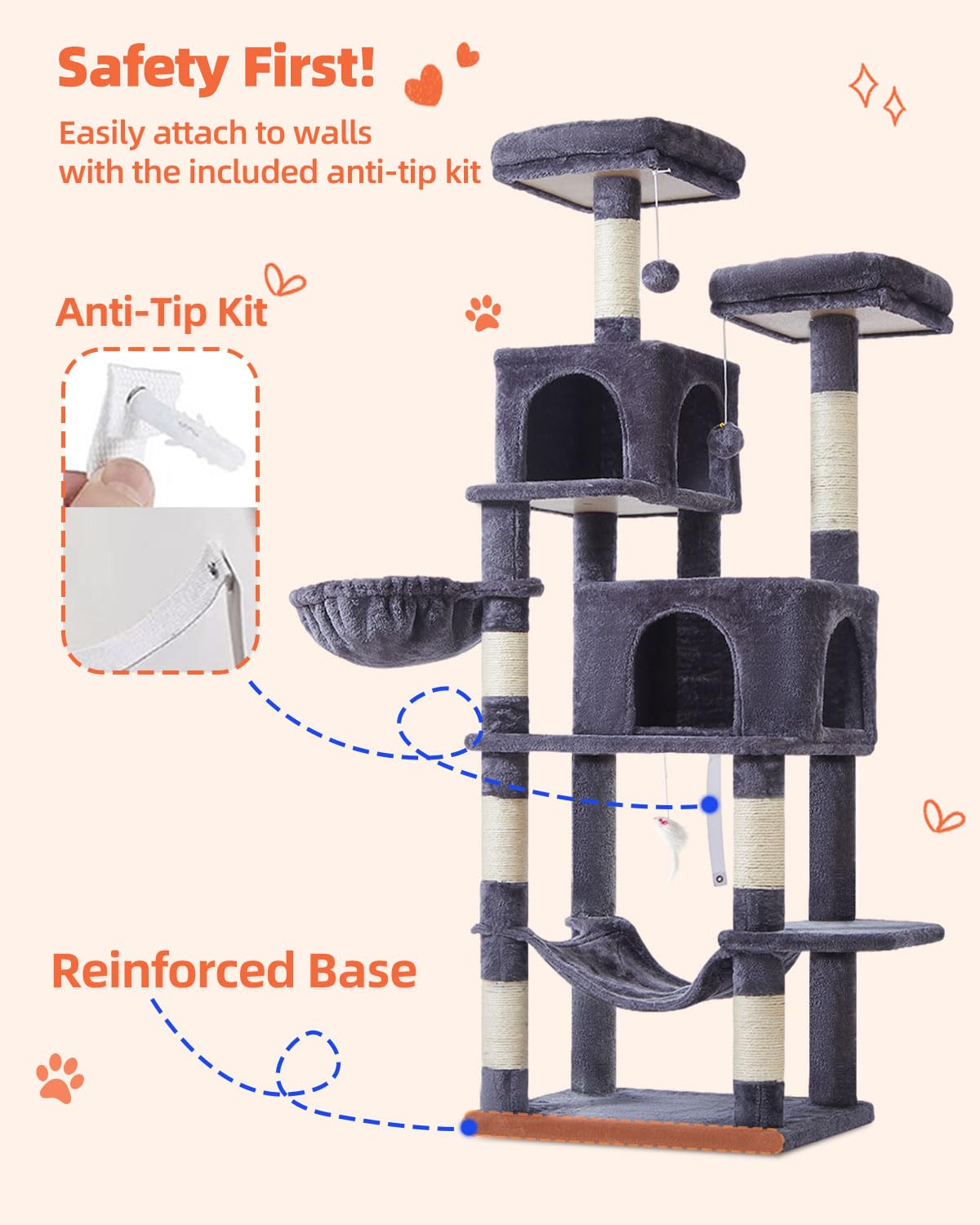 Arbol Taoqimiao en gris humo para interiores modernos.