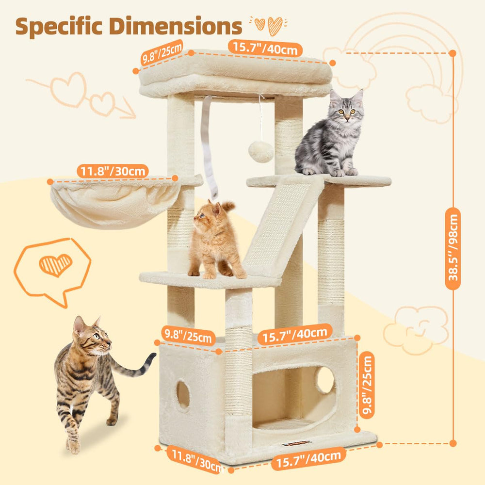 Taoqimiao condominio felino amplio para gatitos en interior