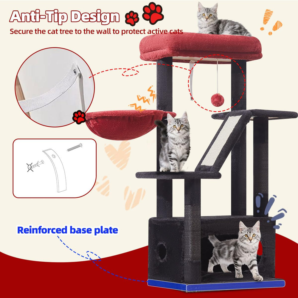 Taoqimiao arbol gótico kit anti-vuelco para evitar movimientos