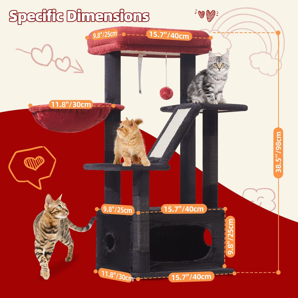 Taoqimiao arbol gótico cama de lujo para gatitos