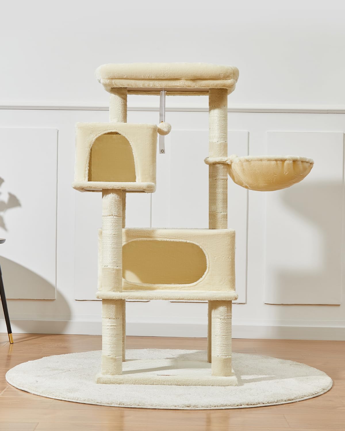 Taoqimiao plataforma superior amplia para observación y siestas elevadas.