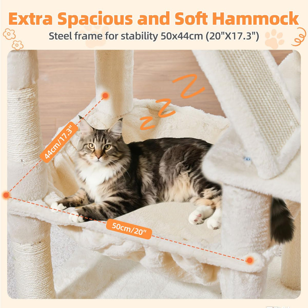Taoqimiao arbol gatos rampa sisal, acceso fácil para trepar.