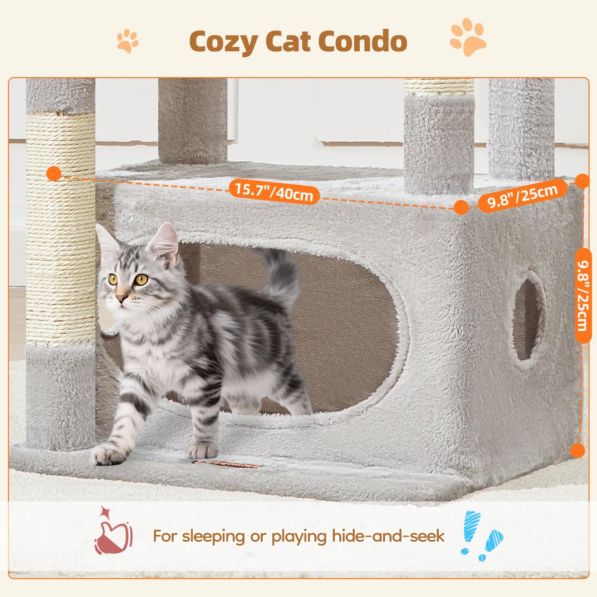 Taoqimiao cabana-gato-terciopelo-amplia: refugio suave para descansar y dormir.