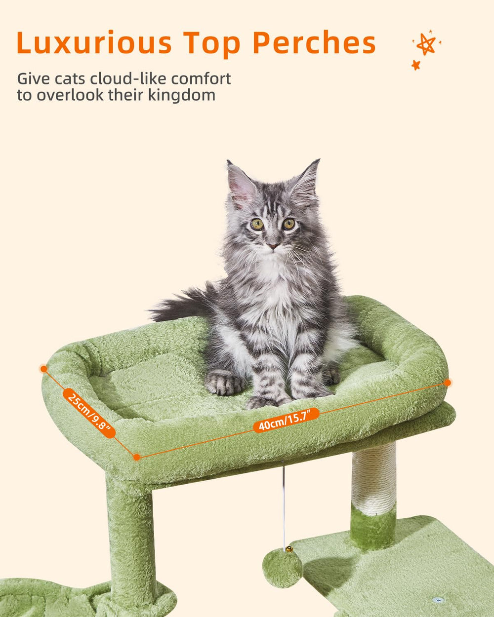 Taoqimiao casita-gato-lujo: refugio suave para gatitos y siestas.
