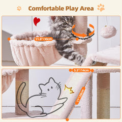 Taoqimiao cesta colgante ajustable: juego y relajación suspendidos.