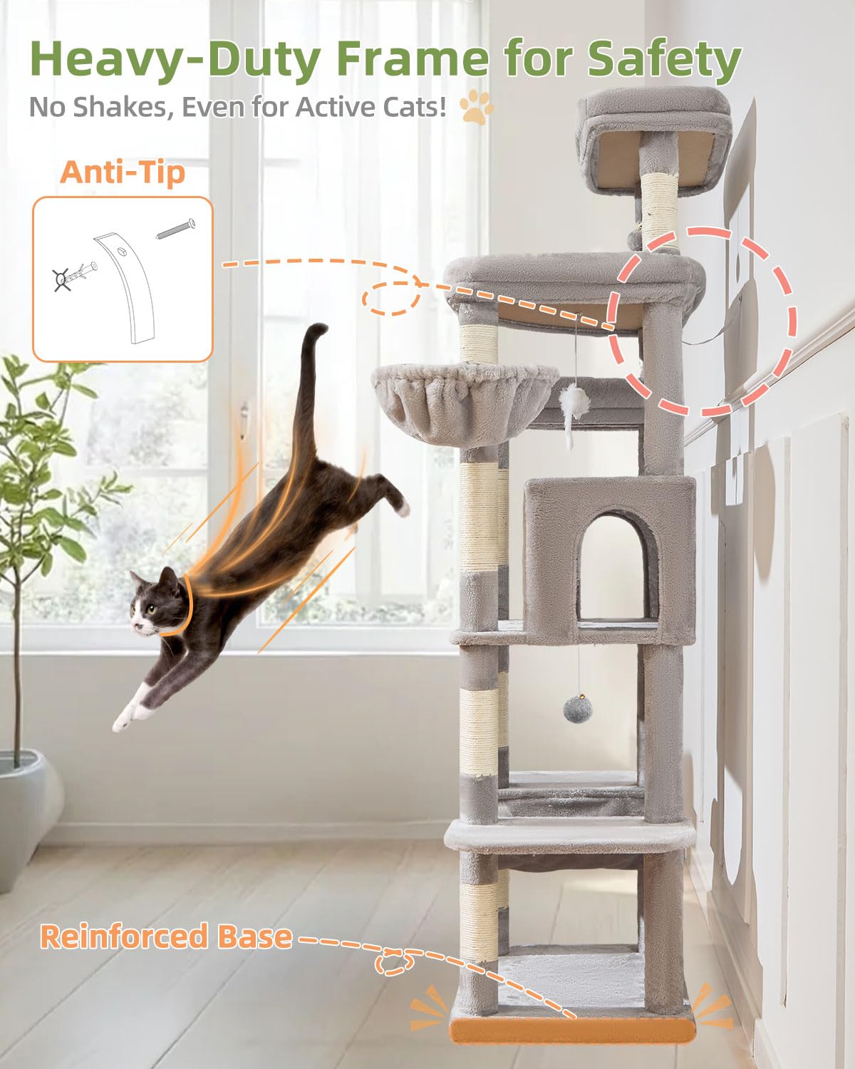 Taoqimiao juguete ratón y pom para entretenimiento felino.