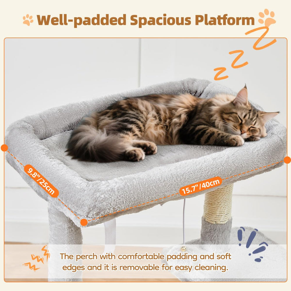 Taoqimiao plataforma-relax-percha: zona de descanso elevada para momentos de juego.