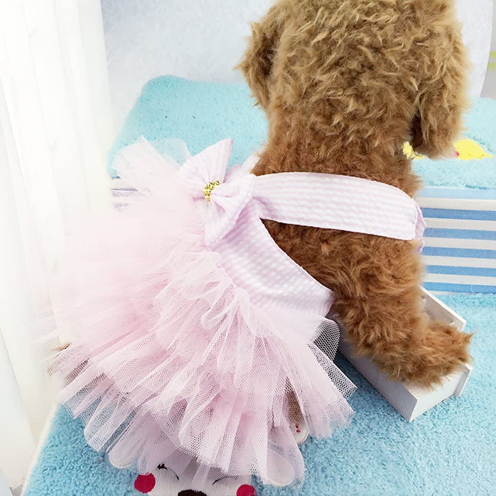 Tapbull vestido perro princesa malla denim, opción versátil para cualquier ocasión.