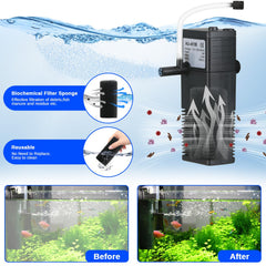 TARARIUM flujo de aire ajustable para acuario silencioso
