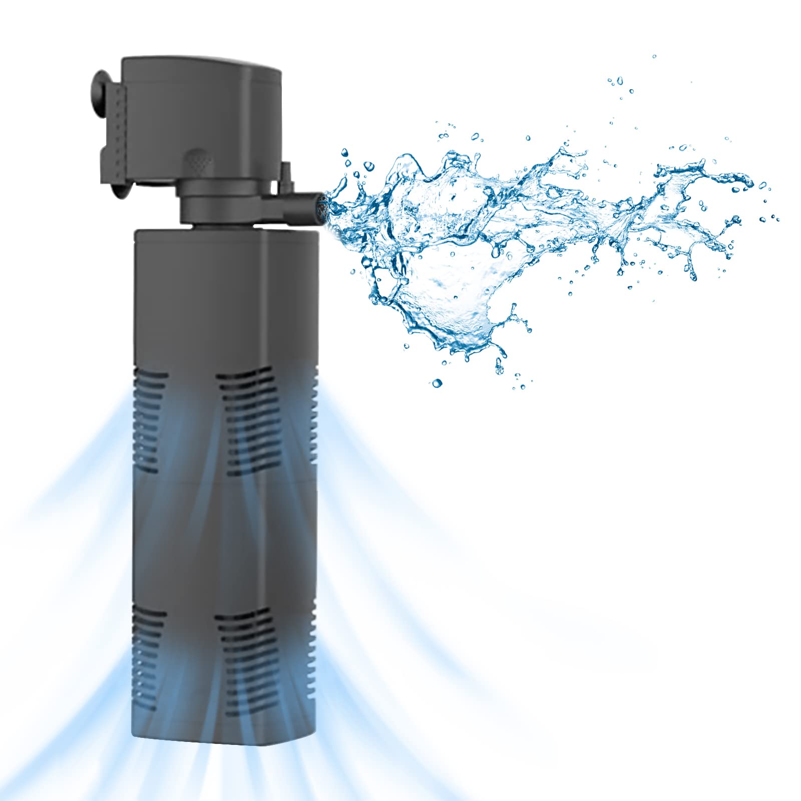 Tararium filtro tanque 420 GPH: filtración eficiente para acuarios grandes