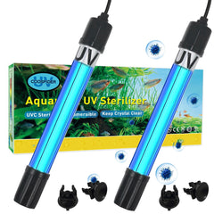 Tararium luz acuario 7W, foco 55-155 gal, mejora la claridad del agua.