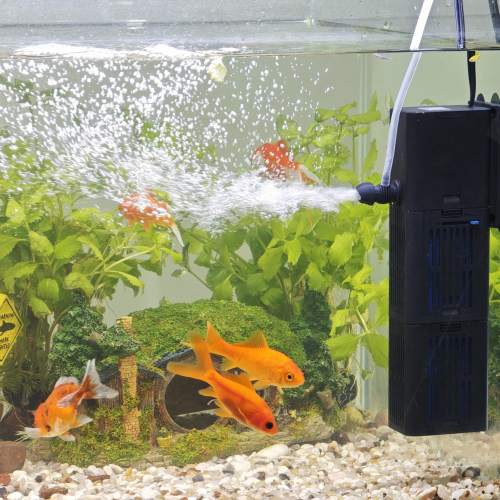 Rendimiento de flujo TARARIUM para tanques grandes: ideal para acuarios variados.