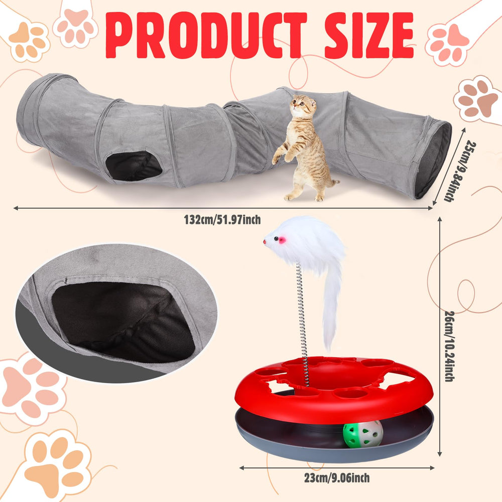 Tasdurian pelotas eléctricas para gato, estimulan juego activo y persecución.