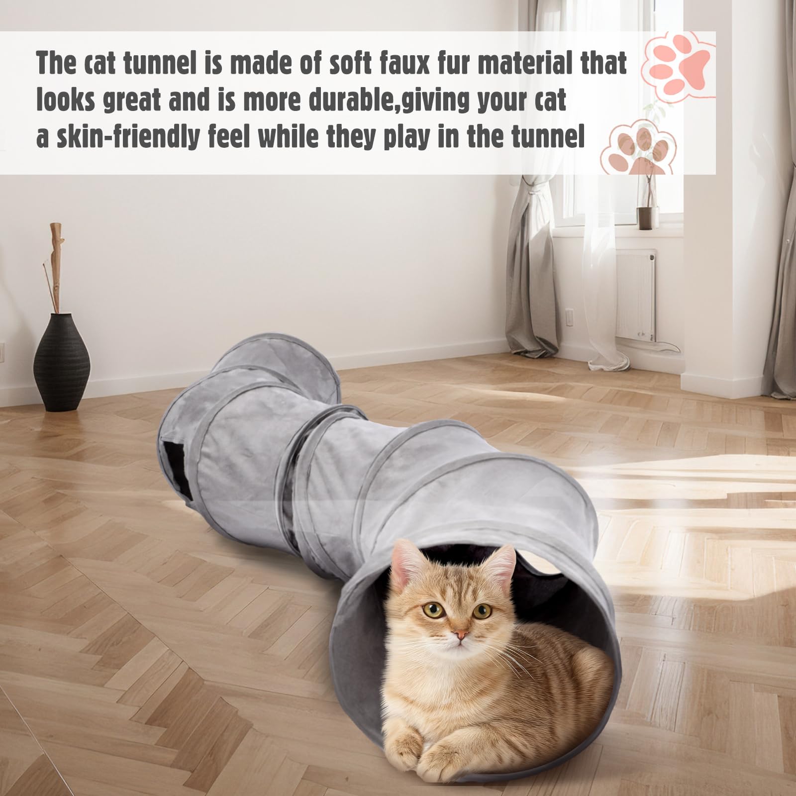 Tasdurian pez simulado para gato, incentivo de caza suave.