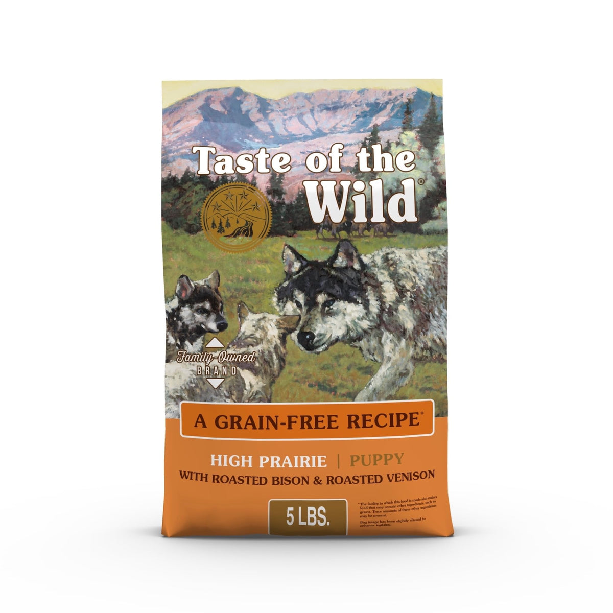 Taste of the Wild Alta Pradera Cachorro croquetas de bison y venado para energía digestible