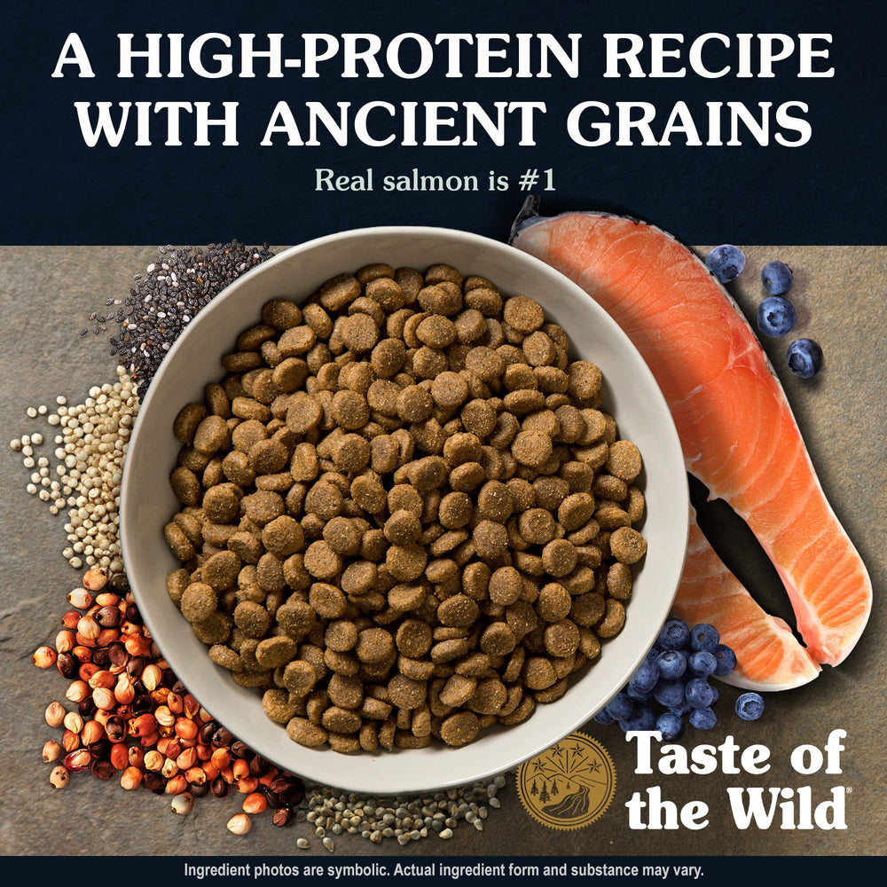 Taste of the Wild Ancient Stream omega para piel y pelaje saludables