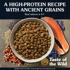 Taste of the Wild Ancient Stream omega para piel y pelaje saludables