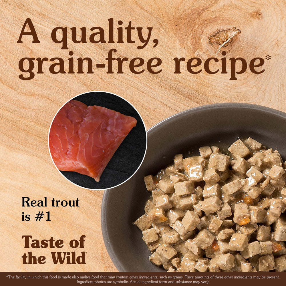 Taste of the Wild Canyon River Gato: nutrientes de frutas y vegetales en salsa para energía diaria.